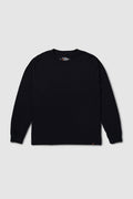 Black sweatshirt on a white background