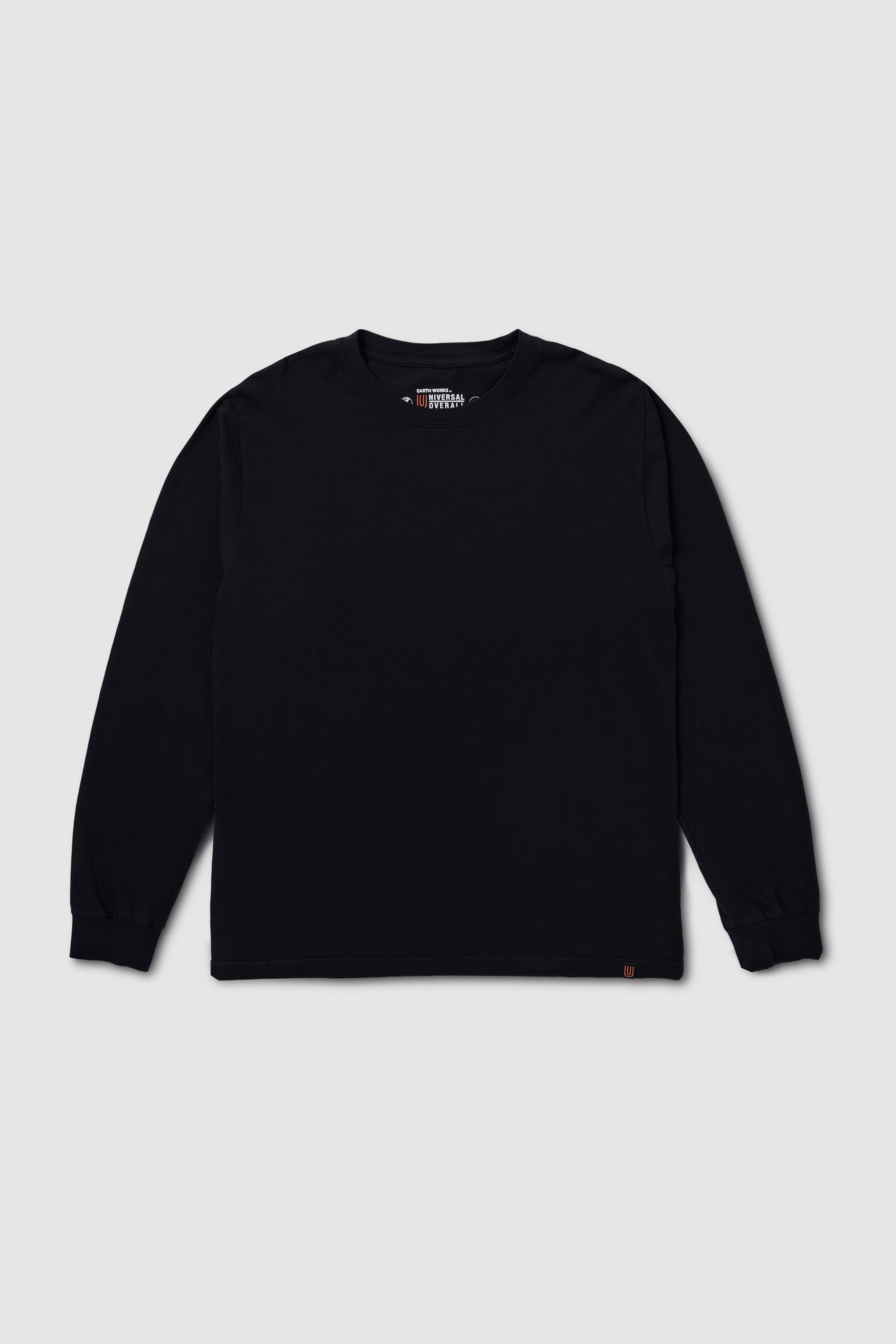 Black sweatshirt on a white background