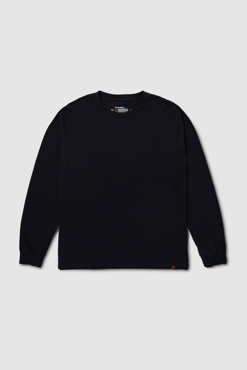 Black sweatshirt on a white background